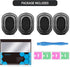 GEVO 2 Pack Gel Ear Pads for Walker's Razor Earmuffs, Comfortable Replacement Ear Cups with TPU Leather Silicone Gel