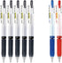 Gel Ink 0.5mm Ballpoint Pens, Ink Color Set (5 Black, 1 Blue, 1 Red), Total 7