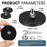 1/4 inch 12Pcs 30LBS 1.69 Inch DIYMAG Rubber Coated Magnets for Camera, Adhesive Power Anti-Scratch Neodymium Strong