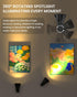 GU10 5W 3000K Bulb, GU10 360Rotatable, AC110-130V Wall Spotlight Plug in Sconces Up Lights Indoor with Warm White Light