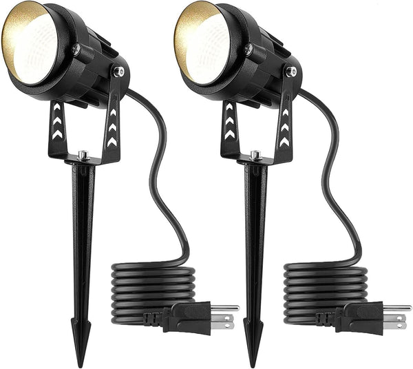 kooplicht Warm White Spot lights Outdoor, 12W 3000K Landscape Spot Lights, IP65 Waterproof