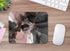 Small Mouse Pad, Rose Gold Marble Design for Laptop, Personalized Portable Travel Mousepad for Wireless Mouse