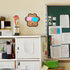 Decorative Cork Bulletin Board for Walls, Dog Paw Shape Memo Bulletin Pin Board for Office Home Kitchen (2 Pieces)