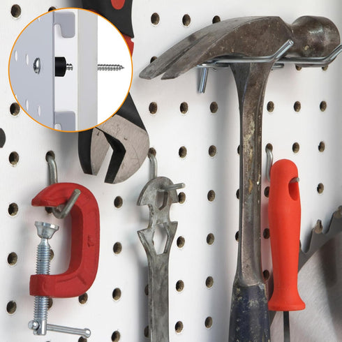 Eagles Pegboard Mounting Kit, 32 Spacers, Screws, and Steel Washers for 1/8 Inch and 1/4 Inch Pegboard