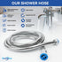 Stainless Steel Shower Head Hose, 59 In Chrome Plated for Hand Held Shower Heads with Copper Core Brass Insert (1)