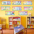 Fancy Land 16 Elements of Art Principles of Design Educational Posters, 7” x 17” for Classroom Decoration