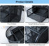 AUSTARK Desk Organizer Stationery Storage, Pencil Holder for Desk, Wire Mesh Office Supplies Accessories & Workspace