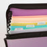 Five Star Expanding File Organizer + Study App, 7-Pocket Accordion File Organizer, Amethyst Purple, Zipper Closure,