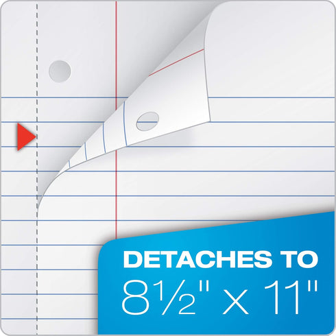 Oxford 3 Pack Spiral Notebook, 3 Subject, Wide Rule, 150 Sheets, Durable Plastic Covers, Red, Green, Blue (89804)