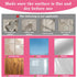 LXUEJIE 120 Pieces Heart Wall Decals, Pink Heart Shape Wall Stickers, PVC Removable Pink Walls Stickers for Girls