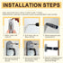 Sduphs 304 1,000 lbs Countertops Stainless Steel Anti-Tip Furniture Anchors Heavy-Duty Wall Straps for Baby Proofing