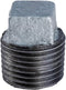HNQM5000 3" Galvanized Malleable Iron Plug with Square Head, 3 Inch