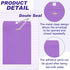 Geyee 100 Pcs Clasp Envelopes, Manila Gummed Mailing Envelopes for Home Office Business Supplies (Purple, 6 x 9 Inch)