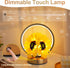 3 Dimmable Sunflower Birthday Gifts for Women Mom,Sunflowers Flower Touch Lamp,Rechargeable Cordless Way Small Night