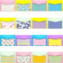 Fancy Land 40 Single Panel Blank Cards with Envelopes, Bright Pattern Watercolor Colorful Greeting Note Cards