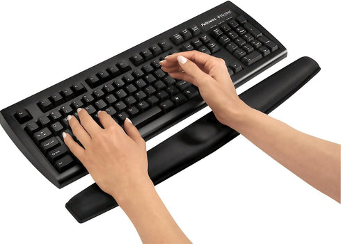 Fellowes FEL9178201 Memory Foam Wrist Rest - Black
