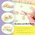 Swpeet 135Pcs Wood Push Pins Assortment Kit, Wooden Head Pins Steel Thumb Tacks for Cork Boards and Crafts