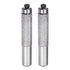 uxcell 2 Pcs Diamond Profile Straight Router Bit 13.3mm Dia 1/2" Shank