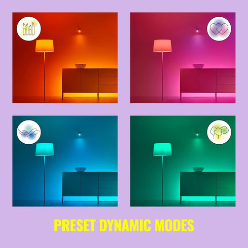 WiZ Connected 60W A19 LED Smart Light Bulbs, E26 Smart Bulb, Control with Voice or App, 2 Pack