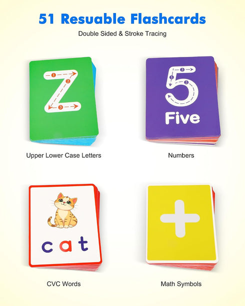 Sand Tray for Classroom - Montessori Sand Writing Trays with Lid, Wooden Tracing Tray for Kids Learn to Write Letters