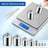 UCEC Calibration Weights for Digital Scale, 10mg - 100g Precision Stainless Steel Weight Set with Tweezers