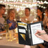 Mxfdegf 7 Server Book for Waitress, Waiter Book Server Wallet Fit Serving Aprons, PU Leather with Zipper and Large