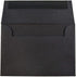 JAM PAPER 4Bar A1 Premium Invitation Envelopes, 3 5/8 x 5 1/8, Black Linen, 100/Pack
