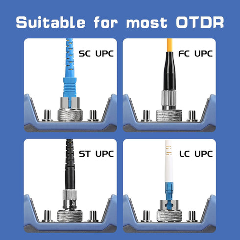 OTDR SC/FC/ST/LC Adapter - Fiber Optic Adapter Interface for Single-Mode and Multi-Mode