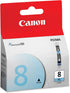 Canon CLI-8 PHOTO CYAN Compatible Ink for iP6600D, iP6700D, MP950, MP970 Printers