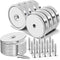 E BAVITE Neodymium Cup Magnets, Heavy Duty Rare Earth Magnets, Round Base with Countersunk Hole, Pack of 8