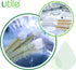Utile 7 Pcs Lab Cleaning Brush Set, 7 Sizes including Beaker, Buret, Cylinder, and Tube Brushes