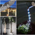 Solar Fairy String Lights Outside, Cool White Multi Strand 180 LEDs Watering Can Light for Outdoor Decor