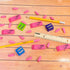 BAZIC Pink Eraser Top, Latex Free Pencil Tops, Arrowhead Caps Erasers for Student Art Drawing, 50/Pack, 2-Packs
