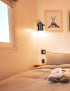 E26 Bulb) Industrial Track Lighting Ceiling Spotlight, Matt Black Vintage Wall Mount Lights, Rotate Head, Hardwired No