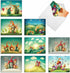 The Best Card Company 10 Blank Note Cards for Kids, Assorted Greetings Boxed, Fun Mythical Fantasy Cards (4 x 5.12