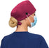 IRIS CRAFT Satin Lined Scrub Cap, Adjustable Surgical Cap with Sweatband & Buttons, Soft and Wrinkle-Resistant Scrub