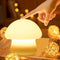 Samsung Seiko Rechargeable Mushroom Night Light for Kids, Multi-Color LED Nursery Lamp, Silicone Baby