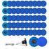 Linkiblock 50Pcs 3 inch R-Type Quick Change Zirconia Surface Conditioning Sanding Discs Set