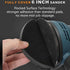 6-Inch 5 Pack No-Hole Interface Pad: Hook & Loop Foam Sanding Discs Backing Pads Replacement for Random Orbital