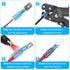 100 PCS 16-14 AWG Waterproof Heat Shrink Quick Disconnect Connectors, Crimp Electrical Wire Male Spade for Marine