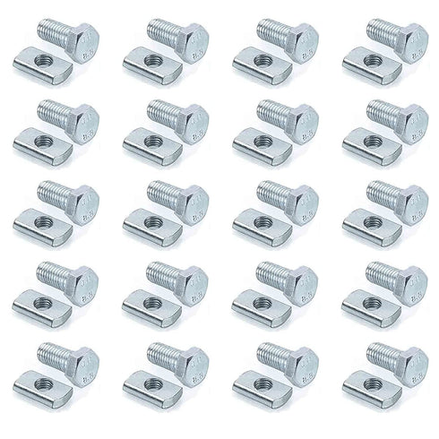 P3010 Channel Nut and 1/2" x 15/16" Bolt for 1-5/8" Strut Channel Solar Panel Mounting Brackets