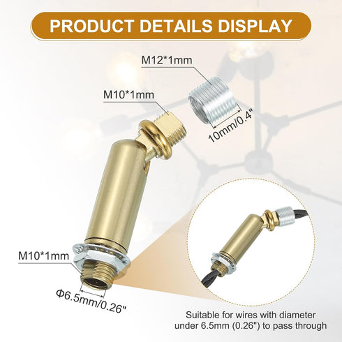 180/350 60x14mm M10 Pack 2) MECCANIXITY Sloped Ceiling Adapter, Degree Fine Thread Sloped Ceiling Light Fixture Adapter