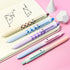 Gel Pens,10 Pcs Medium Point Smooth Writing Pens Cute Pens for Women, High-End Series 0.7mm Black Ink Pens for Journaling Note Taking, School Office Supplies (10 Pcs Gradient and Geometric) by YOXMJDB