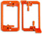 2 Pack Low Voltage Mounting Brackets 1 Gang - Cable Wall Plate Bracket for Old Work, HDMI, Coaxial, Speaker Wire