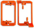 2 Pack Low Voltage Mounting Brackets 1 Gang - Cable Wall Plate Bracket for Old Work, HDMI, Coaxial, Speaker Wire