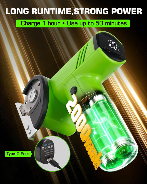 Mercmind 4-Speeds 60 Cardboard Cutter Electric, No-Jam Cutting & Min Long-Lasting, Rotary Box Cutter for Fast Box