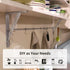 10", 2 2 Pack YUMORE Stainless Steel Shelf Bracket Heavy Duty Solid Shelf Support Corner Brace Joint Right Angle