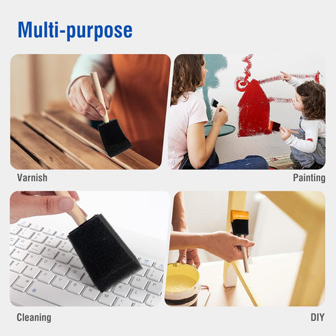 22 4" 2" Mister Rui Paint Roller Kit Piece, Paint Rollers, Foam Paint Roller, Microfiber Roller Covers for Painting