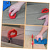 OSALADI 12pcs Decking Board Spacers, Plastic Decorative Nails for Deck Board Spacer Guide