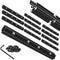 12pcs 4040 Straight Connector Corner Bracket Joint Plate, T-Slotted Accessories with Screws for 4040 Aluminum Profile